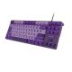 5. FURY KANABO K2 US Gaming-Tastatur, weiße Beleuchtung, mechanisch, violett