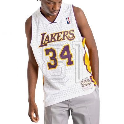 Mitchell & Ness Los Angeles Lakers NBA Shaquille O'Neal T-Shirt M SMJY4442-LAL02SONWHIT