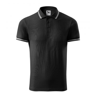 3. Adler Urban M MLI-21901 schwarzes Poloshirt