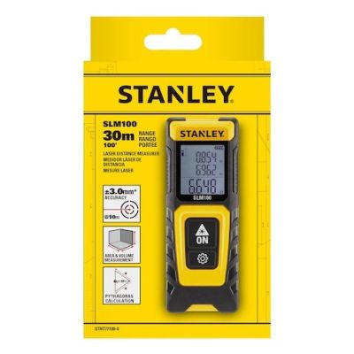 14. Stanley STHT77100-0 Laser-Entfernungsmesser, Schwarz/Gelb, 30 m