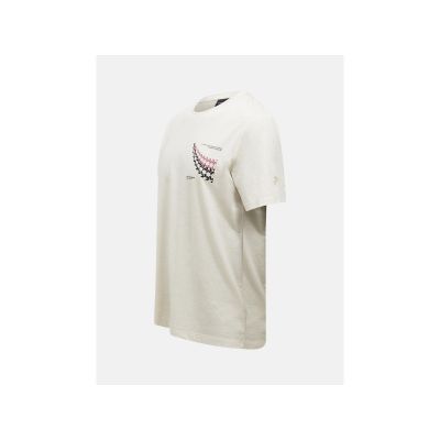3. PEAK PERFORMANCE M Explore Grafik-T-Shirt, beige