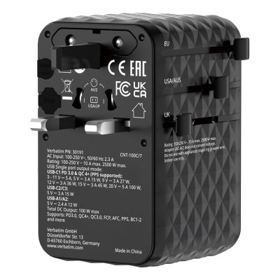 5. Verbatim Charge ´n´ Travel 100W Ladegerät