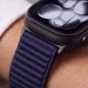 9. Tech-Protect NylonLoop Armband für Apple Watch 44 / 45 / 46 / 49 mm – Marineblau