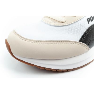 6. Puma Herren-Sportschuhe Sneaker R78 Lightwind bequem modisch beige weiß