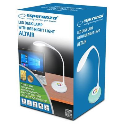 10. Esperanza ALTAIR ELD102 LED-Schreibtischlampe (1 m; Neutralweiß)