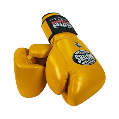2. RBT-MEX Lederboxhandschuhe, 12 oz, Gelb