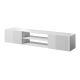 TV-Schrank SLIDE 200K 200x40xH37 cm, komplett in Weiß Hochglanz
