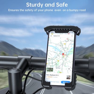 5. Choetech H067 verstellbarer Fahrrad-Telefonhalter – Grau