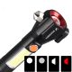 5. Wozinsky WLR-31 5W 500lm CREE 3-in-1 Multifunktions-Taschenlampe mit Glasbrecher und Gurtschneider – Schwarz