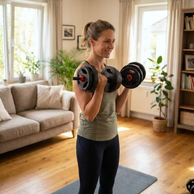 6. BODY SCULPTURE VERSTELLBARE HANTEL BW 752H 10KG