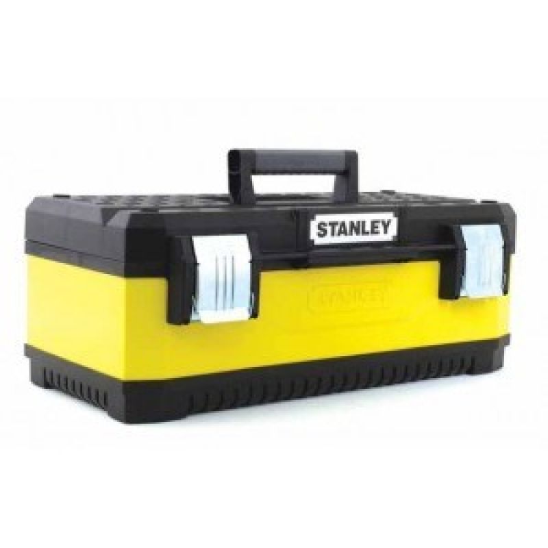 2. Stanley 1-95-613 Werkzeugkasten, Metall, Kunststoff, Schwarz, Gelb