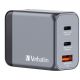 Verbatim GaN GNC-65 2xUSB-C Universal-Netzladegerät