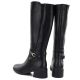 5. Damen-Lederstiefel mit Absatz, gefüttert, schwarz, Sergio Leone KZ-13-S