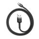 2. Baseus cafule CAMKLF-BG1 Kabel (USB M - Micro USB M; 1 m; grau-schwarz)