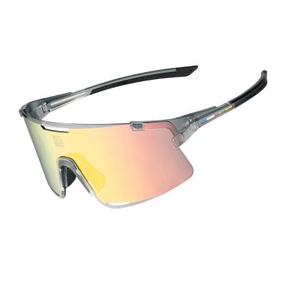 Rockbros SP338 ROAD TO SKY Radbrille mit Wechselgläsern – Grau