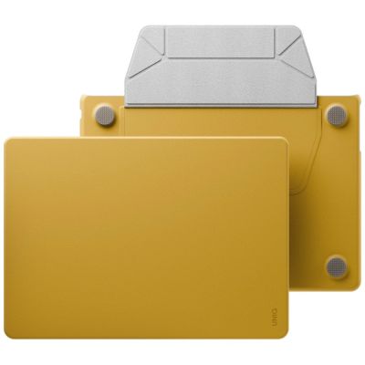 3. UNIQ Lyden Versa Hülle für MacBook Air 13" 2022 / 2024 / 2025 / 2026 - Gelb