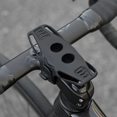 3. Rockbros LF24166 Silikon-Fahrradhandyhalterung 4-7 Zoll – Schwarz