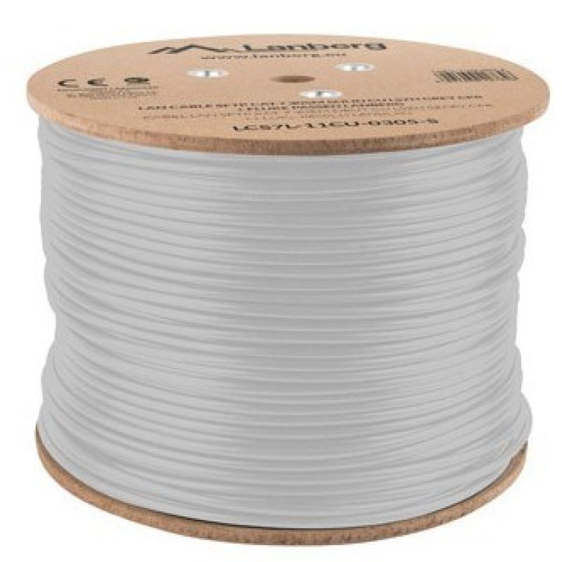 2. Lanberg LCS7L-11CU-0305-S Netzwerkkabel Weiß 305m Cat7 S/FTP (S-STP)