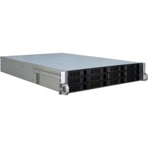 Inter-Tech IPC 2U-2412 Rack Schwarz, Silber