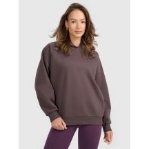 Damen-Sweatshirt mit Kapuze, offen, 4F 4FRAW25TSWSF2775-82S
