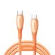 Joyroom S-A59 Vibrant Series 60W USB-C - USB-C-Kabel 1,2 m - Orange