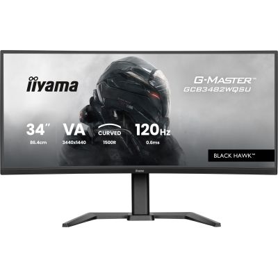 13. IIYAMA Monitor 86,4 cm (34") GCB3482WQSU-B1 21:9 2xHDMI+DP+USB-C Curved