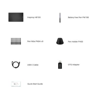 10. Grafiktablett Huion H610X
