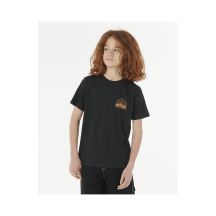 RIP CURL GRATEFUL SHRED T-SHIRT - JUNGE schwarz