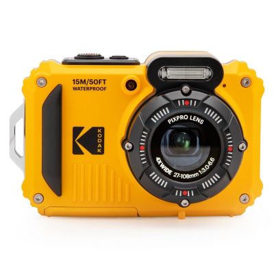 Kodak Pixpro WPZ2 Digitalkamera, wasserdicht bis 15m, stoßfest, gelb