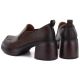 5. Braune Damen-Lederschuhe mit hohem Absatz D&A S.Barski CR62-3525