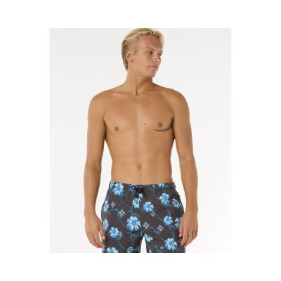 3. RIP CURL Surf Revival Floral Volley Boardshorts schwarz