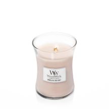 Mittlere Kerze VANILLE & MEERSALZ WOODWICK