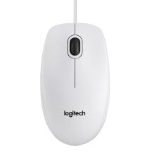 Logitech B100 Maus 910-003360 (optisch; 800 DPI; weiß)