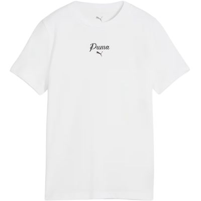 2. Puma Ess Script Tee Kinder-T-Shirt weiß 692542 02