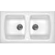 Keramikspüle, 2 Becken, ZCL_620N 5908212037836