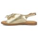 3. Damen-Sandalen mit goldener Blume, Filippo DS7891