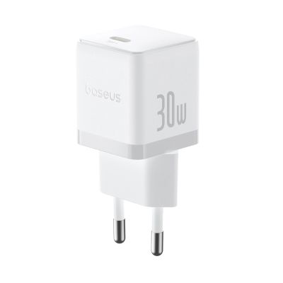 Baseus Palm 30W USB-C Wandladegerät - Weiß