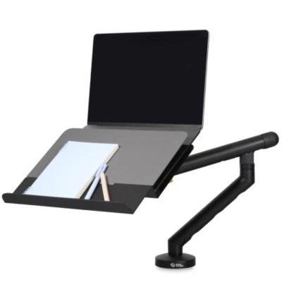 BakkerElkhuizen BE Universal-Notebookarm Schwarz, Dunkelgrau 43,2 cm (17")