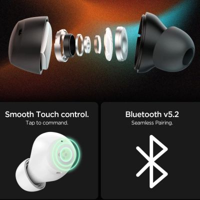 7. Spigen SA2401 ANC Pro Kabellose Kopfhörer - Weiß