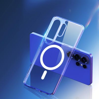 11. Dux Ducis Clin Mag Case kompatibel mit MagSafe für Samsung S26 Ultra – Transparent