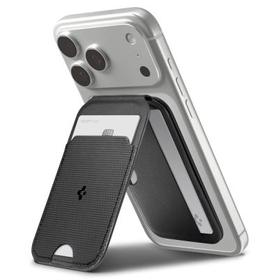 Spigen Slim Fold Tripod Wallet S314-2 MagSafe Magnetische Handyhülle – Schwarz