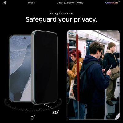 11. Spigen Glas.tR EZ Fit Pro HD 2er-Pack Sichtschutzglas für Google Pixel 10/11