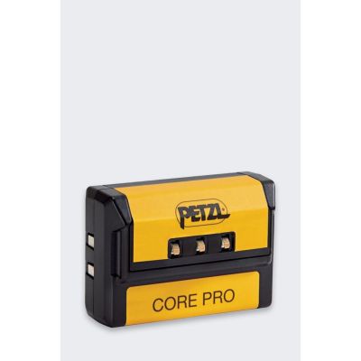 Petzl Core Pro E132AA00 Schwarz/Gelb Batterie