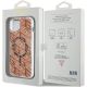8. Guess IML GCube MagSafe Hülle für iPhone 15 / 14 / 13 – braun