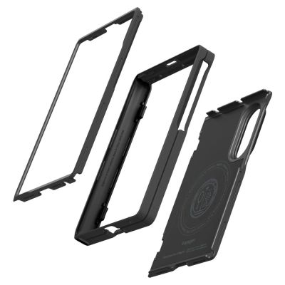 7. Spigen Slim Armor Pro S Magsafe Hülle für Samsung Galaxy Z Fold 8 - Schwarz