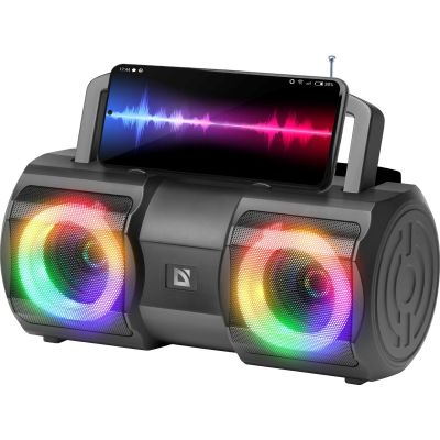 2. DEFENDER BEATBOX 20 Bluetooth-Lautsprecher 20W Licht/BT/Mikrofon/FM/USB/TF