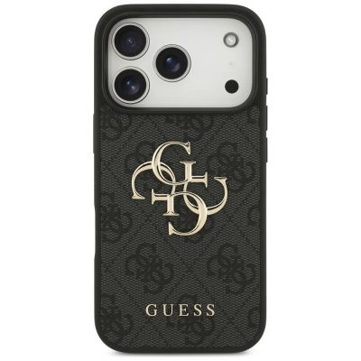 3. Guess 4G Big Logo Hülle für iPhone 17 Pro / 18 Pro - Schwarz