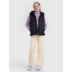 3. Mädchen-Slim-Fleecejacke mit Stehkragen 4F 4FJRAW25TFLEF434-51S