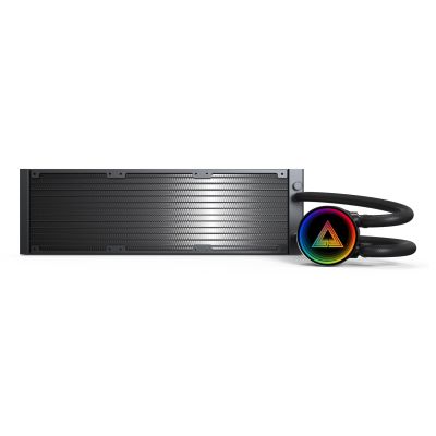 4. Montech LightFlow ARGB 360 All-in-One-Flüssigkeitskühler für Prozessoren, 12 cm, Schwarz, 1 Stück.