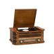 Retro-Plattenspieler Denver MCR-50MK3 – Holz Wood Dark (FM, CD, USB)